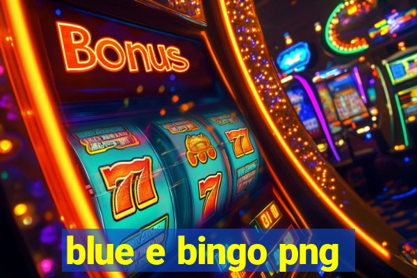 blue e bingo png